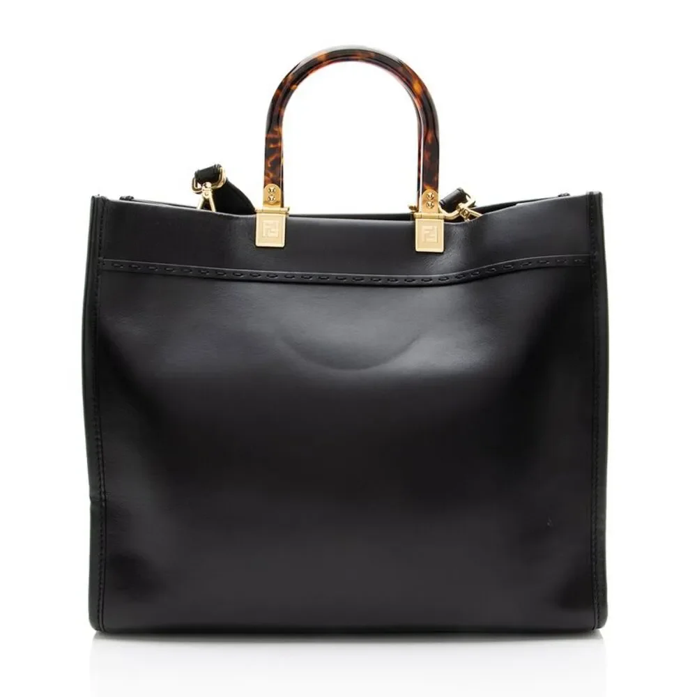 Fendi Leather Sunshine Medium Shopper Tote - Picture 3 of 13